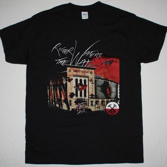 Roger Waters The Walllive Yankee Stadium New Black T-Shirt - Picture 1 of 4